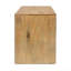 Table de bout à colonne carrée à l'apparence de bois MGO, H 18 po, finition vieillie d'aspect bois, mélange avec différentes hauteurs, utilisation à l'intérieur ou à l'extérieur-1839260951