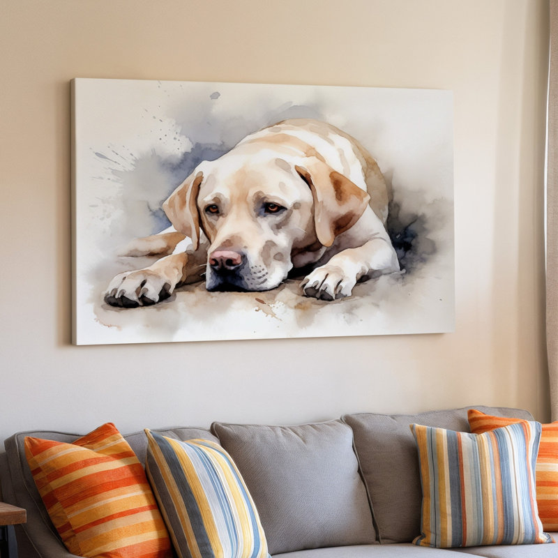 Reproduction d'art sur toile Labrador Retriever, 11 x 14 in