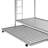 Silver Twin Over Bunk Bed With Trundle - Metal Frame For Stability And Construction Peace Of Mind-1836015431
