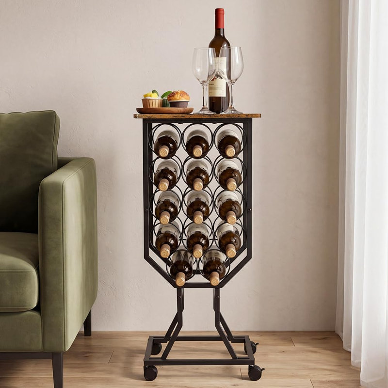 Wine Bottle Rack Brown