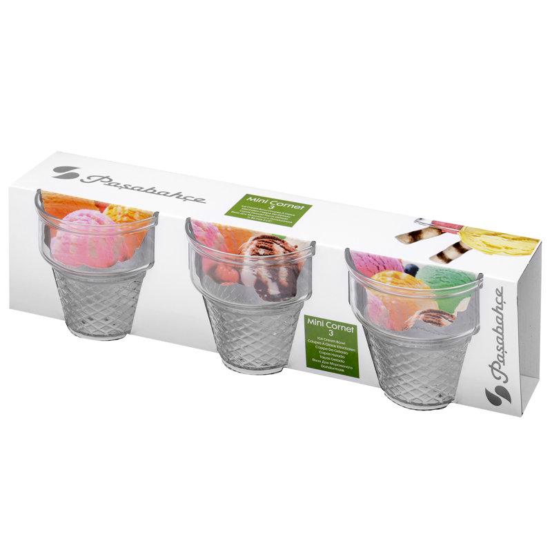 245ml Mini Cornet Ice Cream Dessert Bowl