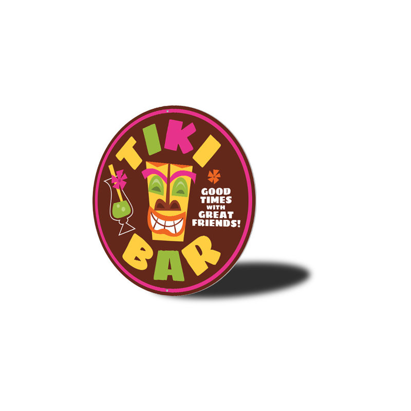 Plaque en aluminium Beach Good Times, H 12 po x l 12 po x P 0,04 po