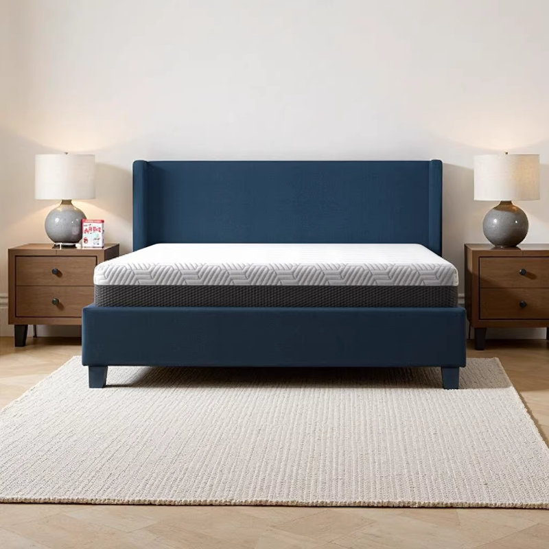 Omne Fria 12 Inch Queen Soft Mattress with Cooling Cover - Gel Memory Foam for Hot Sleepers, Pressure Relief & Spinal Support