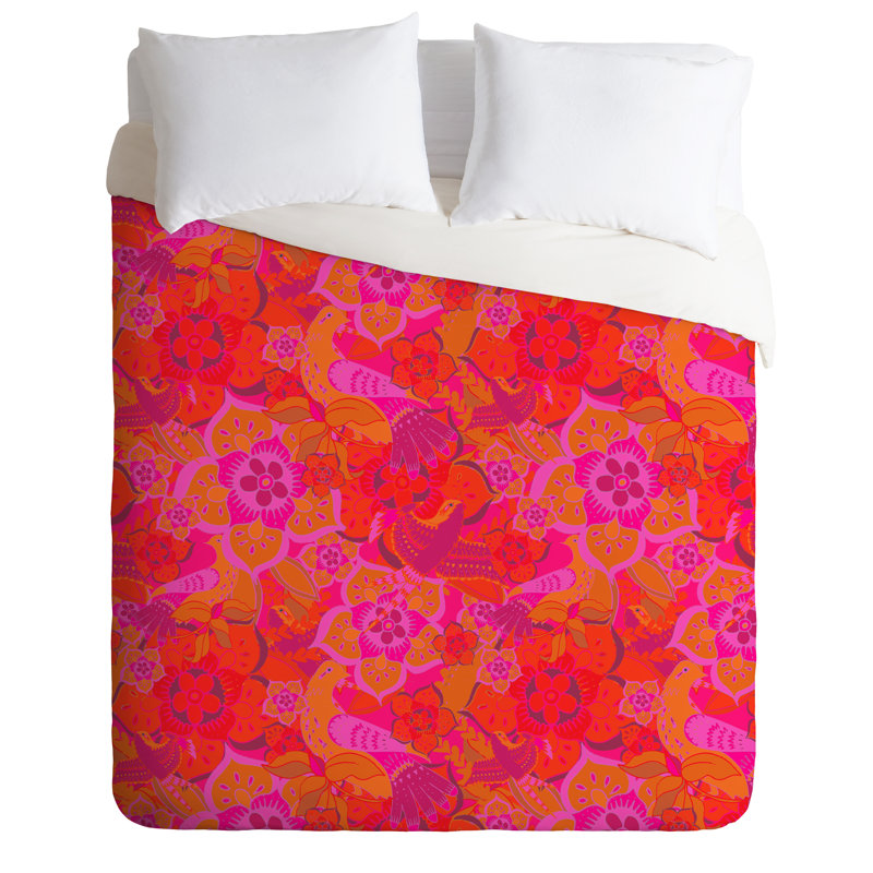Ensemble de housse de couette Birds, Housse de couette pour grand lit et 2 taies décor
