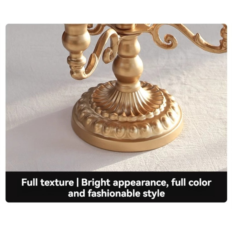 12.6'' H Metal Tabletop Candlestick