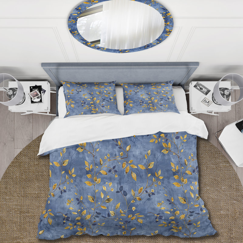 Ensemble de housse de couette Farmhouse, Housse de couette pour grand lit + 2 taies décora