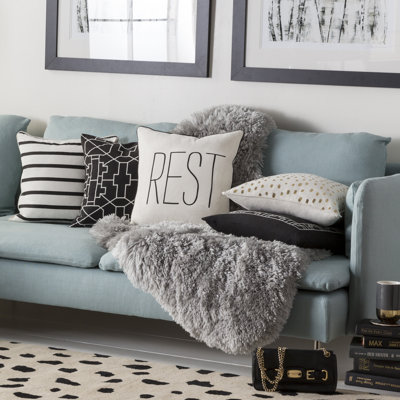 Housse de coussin en coton Manylath