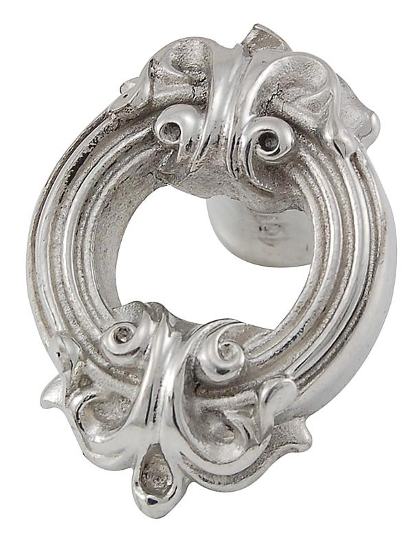 Sforza Novelty Knob, Polished Nickel, 1" H x 1" W x 1.125" D