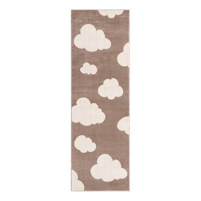 Unique Loom Clouds Whimsy Kids Rug