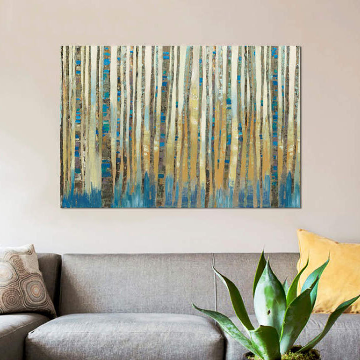 « delta », impression sur toile, H 40 po x l 60 po x P 1,5 po, Pas de tapis, Toile tendue