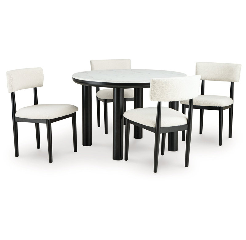 Xandrum Dining Table and 4 Chairs