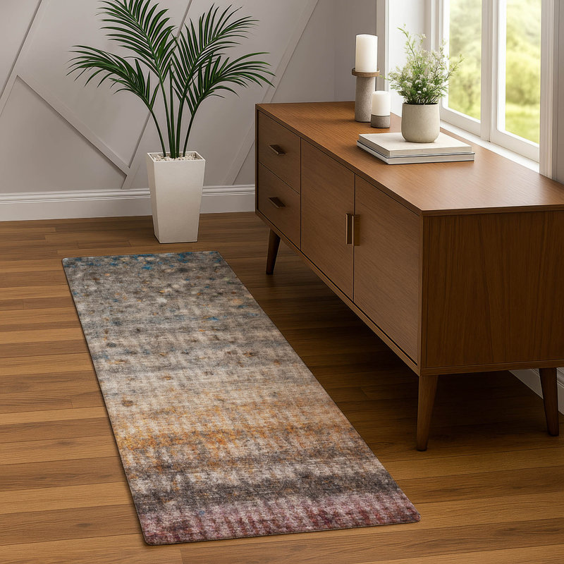 Machine Washable Indoor/Outdoor Emelia ACN2315 Stripes Rug, Runner 2'3" x 7'6"