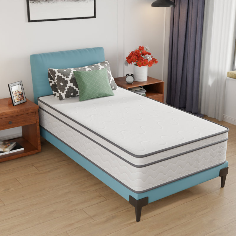 Scheinman FDW Firm Memory Foam Mattress, Twin, High Profile (12”)