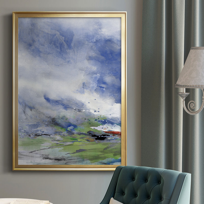 " Spring Air ", Gold, 42.5" H x 30.5" W x 1.25" D