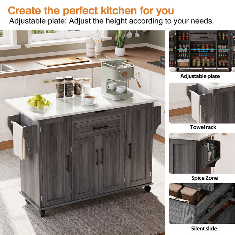 Wood Kitchen Island