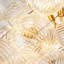Annachristina 8-Light Twisted Glass Globe Cluster Chandelier Sputnik Ceiling Light-748687357