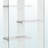 Cilombo 5 Tier Bookcase with 4 Zig-Zag Shelves in Glass/White, 58.55" H X 35.77" W X 11.96" D