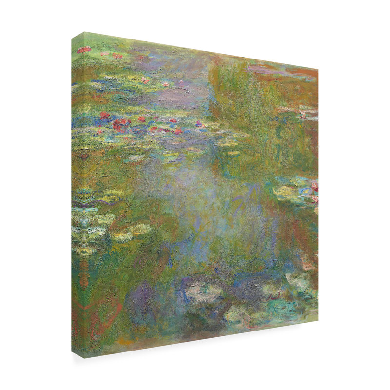 «Colonie de nymphéas» par Claude O Monet, H 14 po x l 14 po x P 2 po