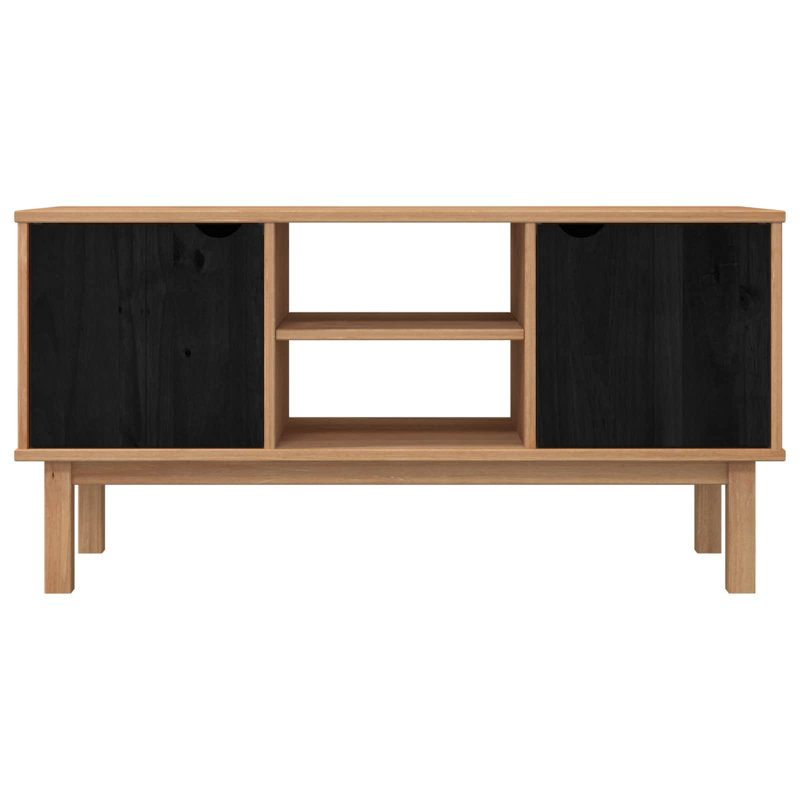 Unfinished TV Stand for TVs up to 50" with Fireplace Included