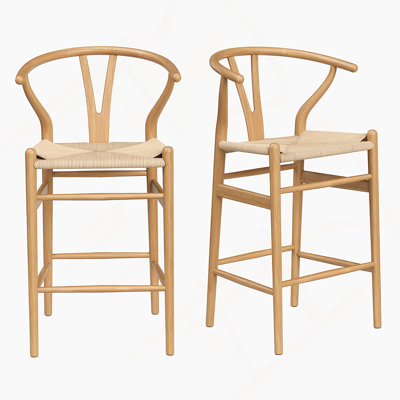 Margo 26.7" Counter Stool with Solid Wood Frame
