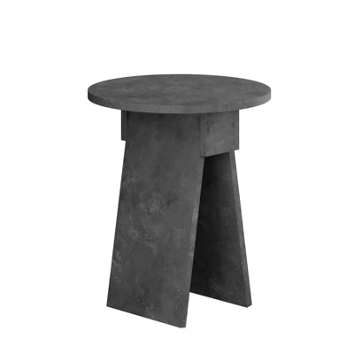 Chen Modern Side Table Minimalist with Round Top