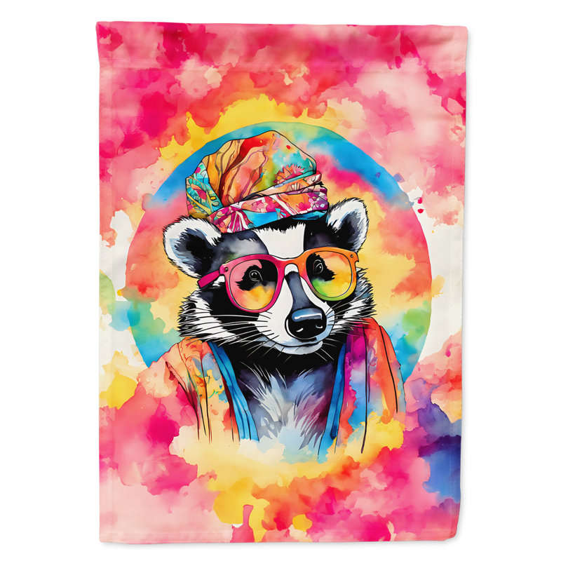 Drapeau de jardin hippie