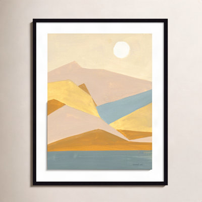 Retro Abstract I Southwest Mountains Print