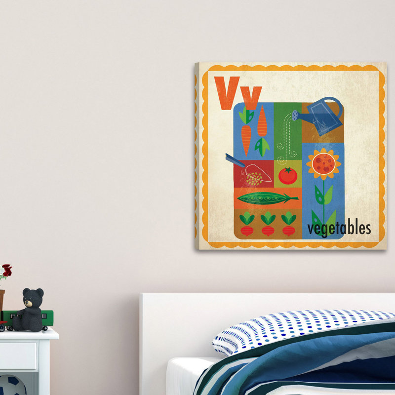 Vegetables - Wrapped Canvas Print, 102cm H x 102cm W