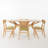 Babali 4 - Person Four Leg Dining Set