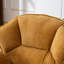 Fauteuil d'appoint pivotant rembourré et capitonné-969980323