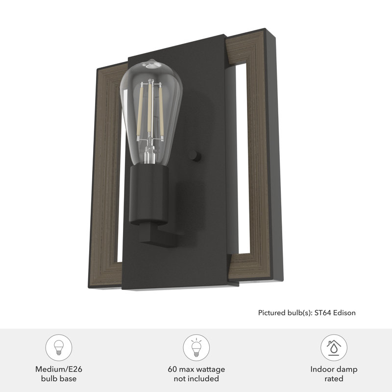 Aluminum Armed Sconce, Noble Bronze