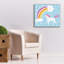 «Happy Unicorn» par Melissa Averinos, art mural sur toile-1475306444