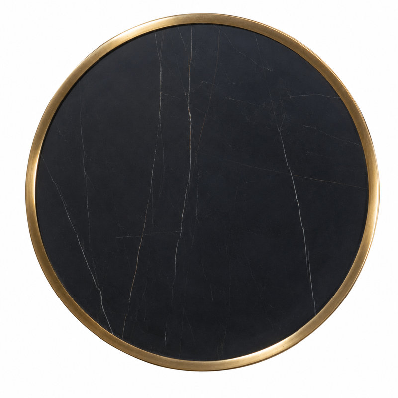 Fletcher Stone Pedestal End Table