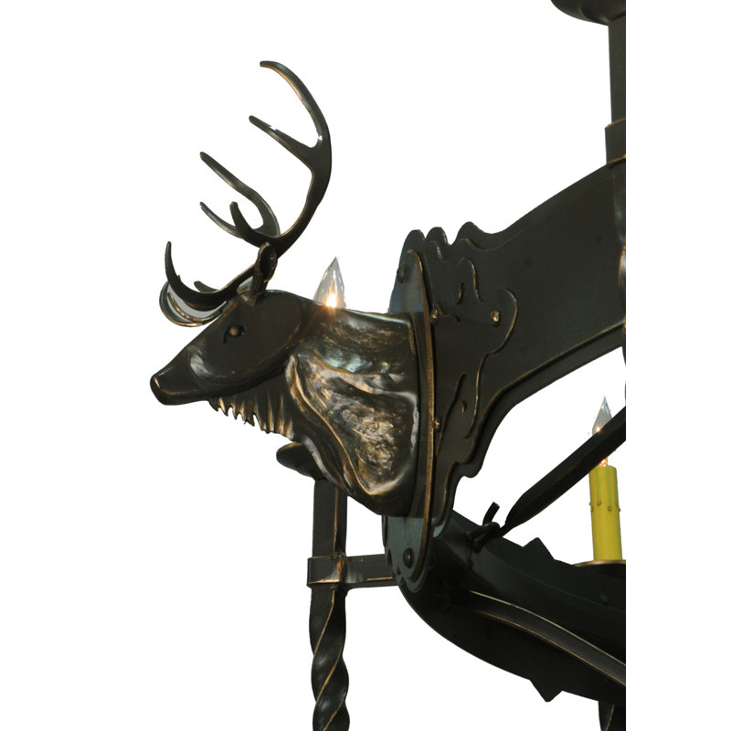 Rustic Lodge 12 - Light Chandelier