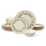 Lenox Holiday 18-Piece Dinnerware Set, Service For 6