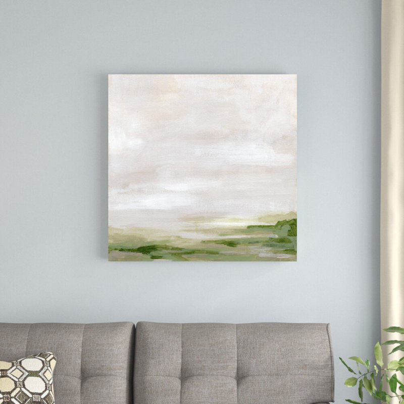 " Marsh Horizon II " by June Erica Vess Painting Print, 30" H x 30" W