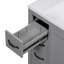 Meuble-lavabo sans lavabo Dancy, base d'armoire seulement, six tiroirs-1117097797-1117097794