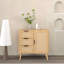 Rangement de chambre à coucher dans une armoire en bois - 3 tiroirs, tablette réglable, assemblage facile, procédure d'assemblage facile, options de tablettes polyvalentes, expérience sans effort