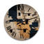 Horloge murale moderne en bois surdimensionnée-997337428