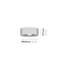 Lap Glass Flush Mount