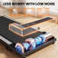 Tapis de marche avec inclinaison et guidon, moteur silencieux de 2,5 HP, capacité de 256 lb, tapis roulant portable sous le bureau pour une utilisation à domicile
