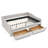 Queen Size Daybed With Drawers Upholstered Tufted Sofa Bed,With Button On Back And Nail On Waved Shape Arms (84.5"X63.5"X26.5")-504272206