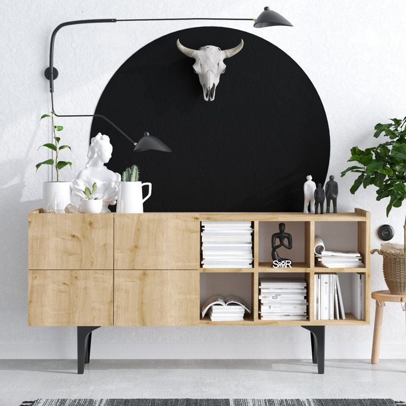 Anatolija 150cm Console Table, Brown/Beige