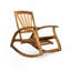 Chaise berçante d'extérieur en bois d'acacia-754778156