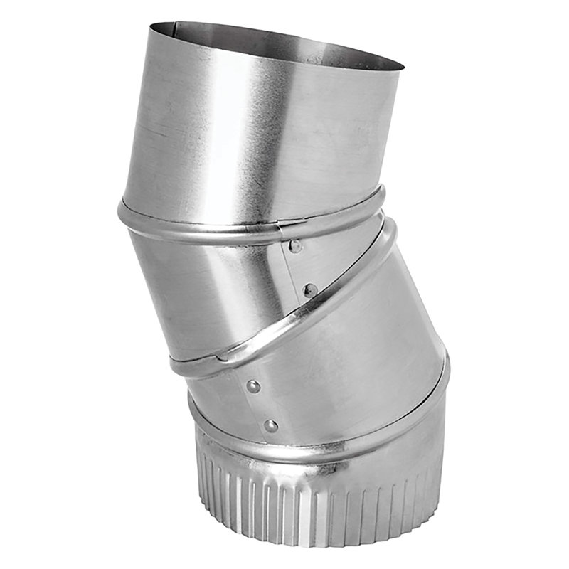 Lambro® 4-In. 90° Aluminum Adjustable Elbow, 2310