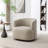 Tybias Faux Leather Swivel Barrel Chair-110828124
