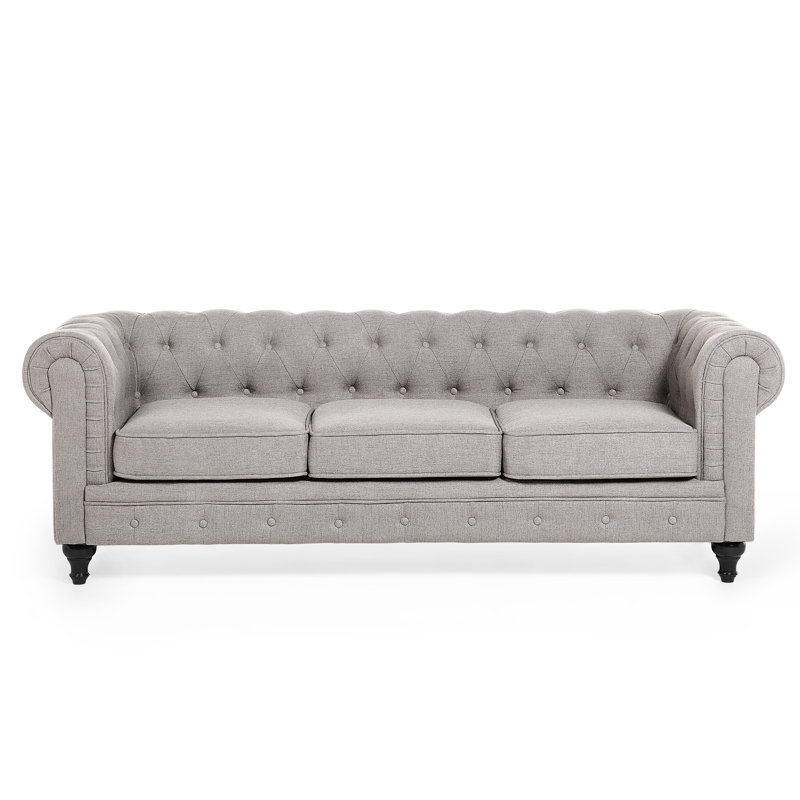 Castalia 3 Seater Sofa, Light Grey
