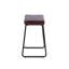 Ensemble de 2 tabourets de bar Ebern Designs Selma, cuir PU, pieds en fer-696169363-799263617