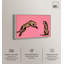 Décoration murale sur toile "Pink Panther" par Art Remedy, cadre argenté, 30 x 20-15753220-15753221