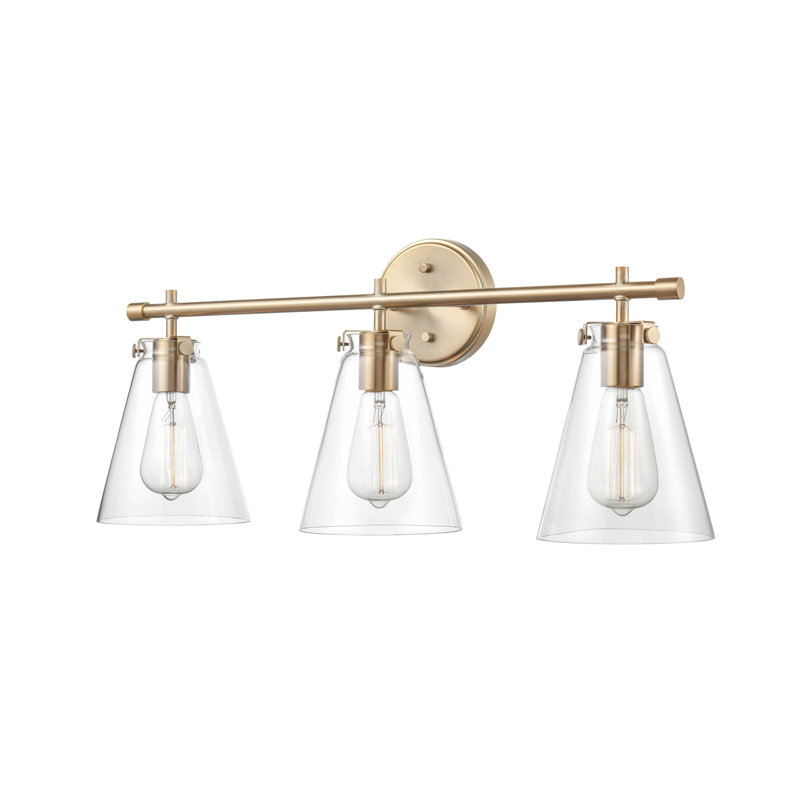 Mullinax 3 - Light Dimmable Vanity Light, Modern Gold